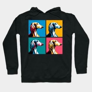 Saluki Pop Art - Dog Lovers Hoodie